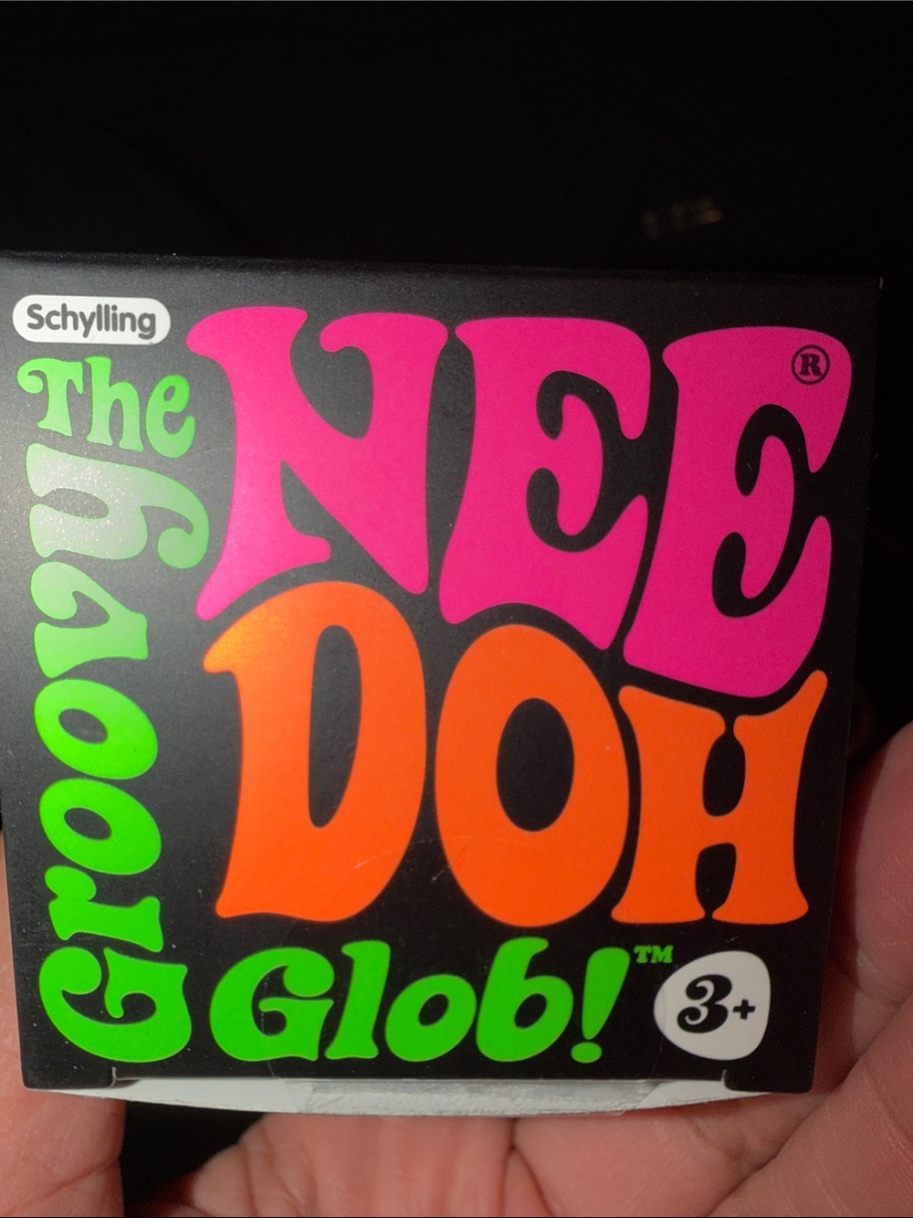 Schylling The NeeDoh Groovy Glob! Colorful Stress Ball Toy authentic purple